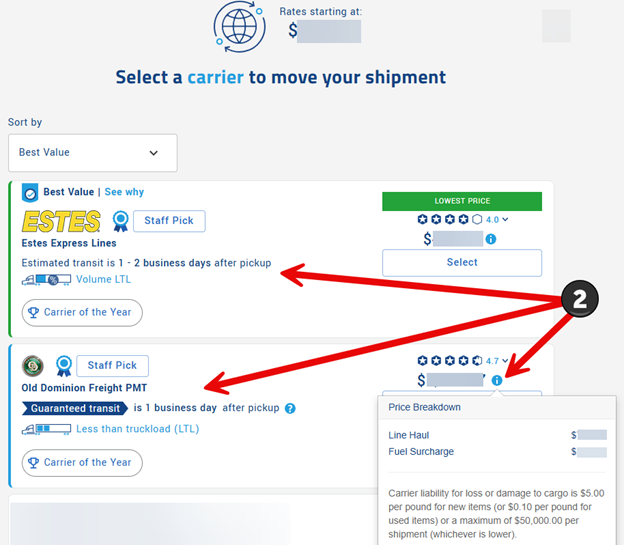 Amazon carrier selection | Amazon approved carriers only | Freightquote.com