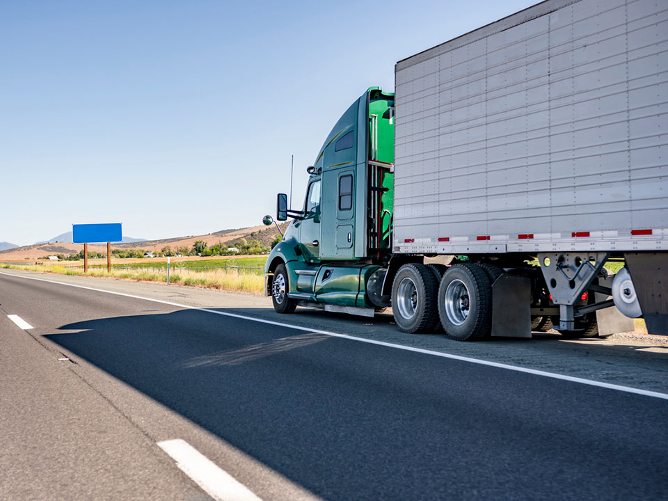 Temp controlled FTL driving down the road